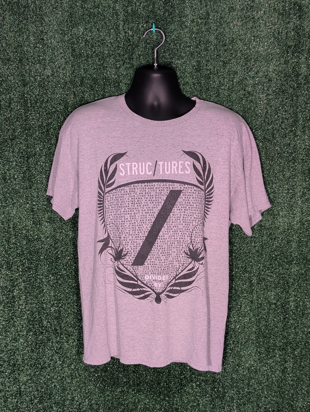 Structures Divided By Metalcore Band T-Shirt Size L